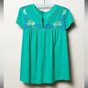 AKEMI + KIN Embroidered Knit Tunic